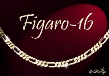 Figaro 16 - řetízek zlacený